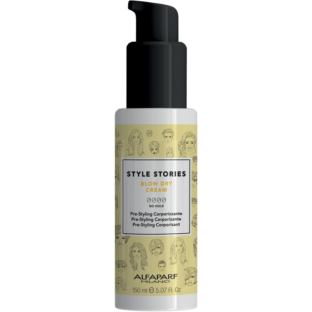 Creme para Secagem Alfaparf Style Stories Blow Dry 150ml Redução de Frizz e Maciez para os Cabelos