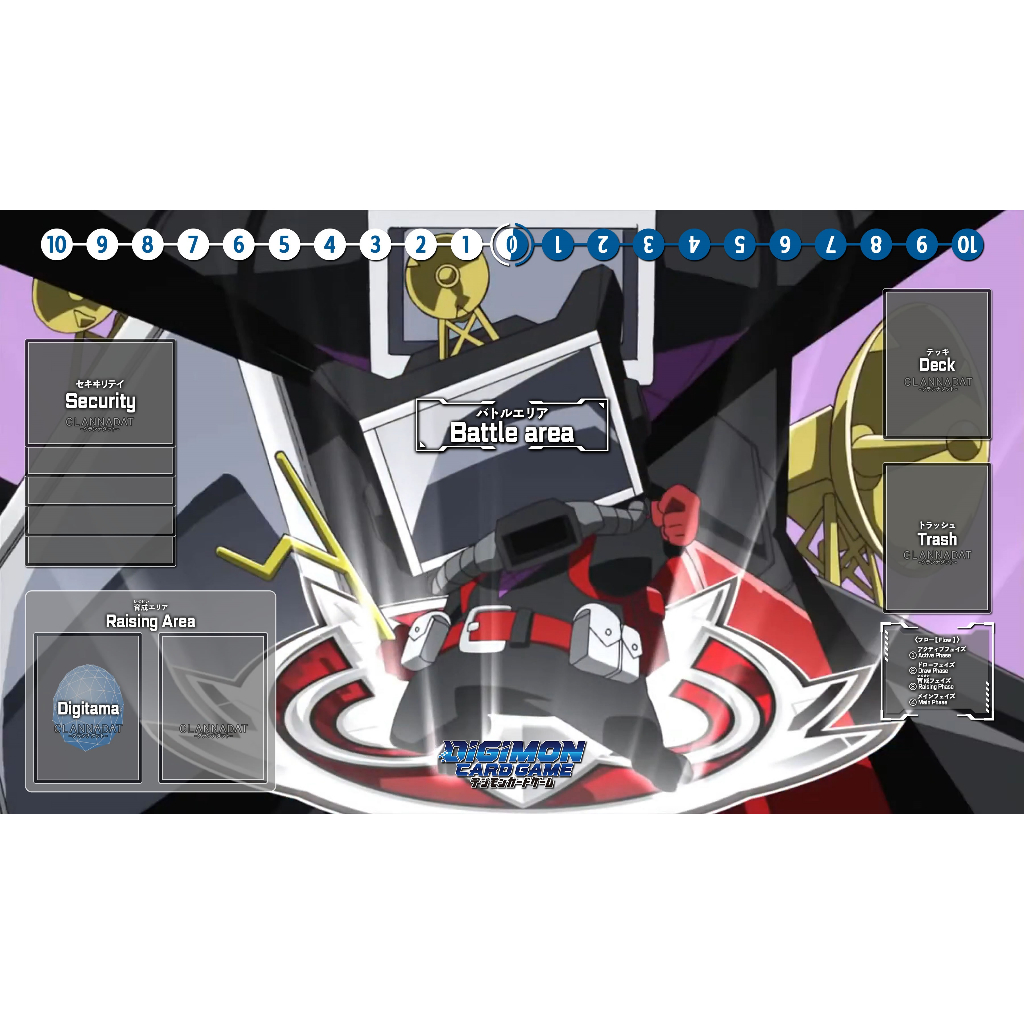 Mousepad Gamer Digimon Battle com Marcação (58cm 30cm)