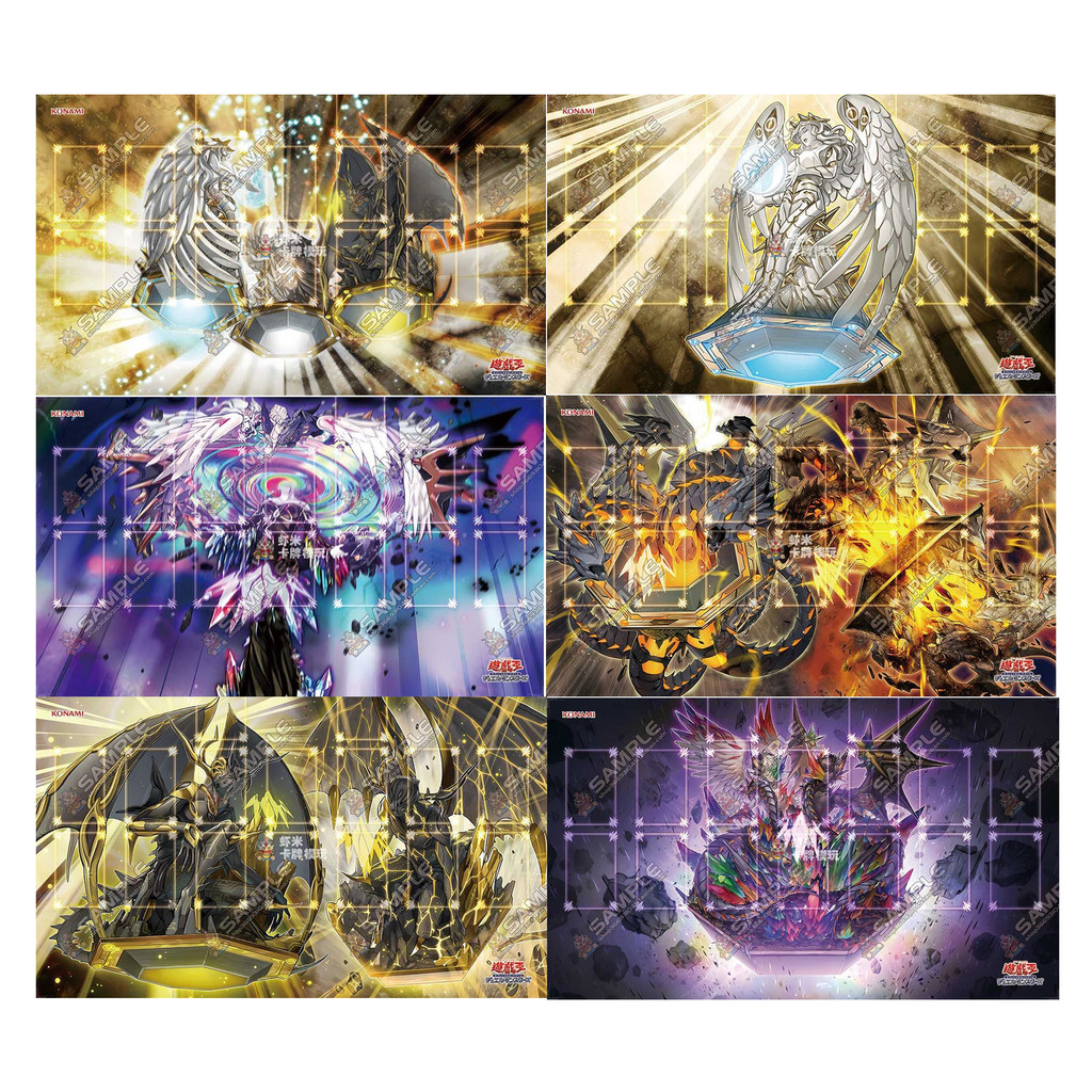 600X350X2Mm Diy Yu-Gi-Oh ! Megalith Phul Card Battle Mat Ygo Single Player Board Game Duel Plate