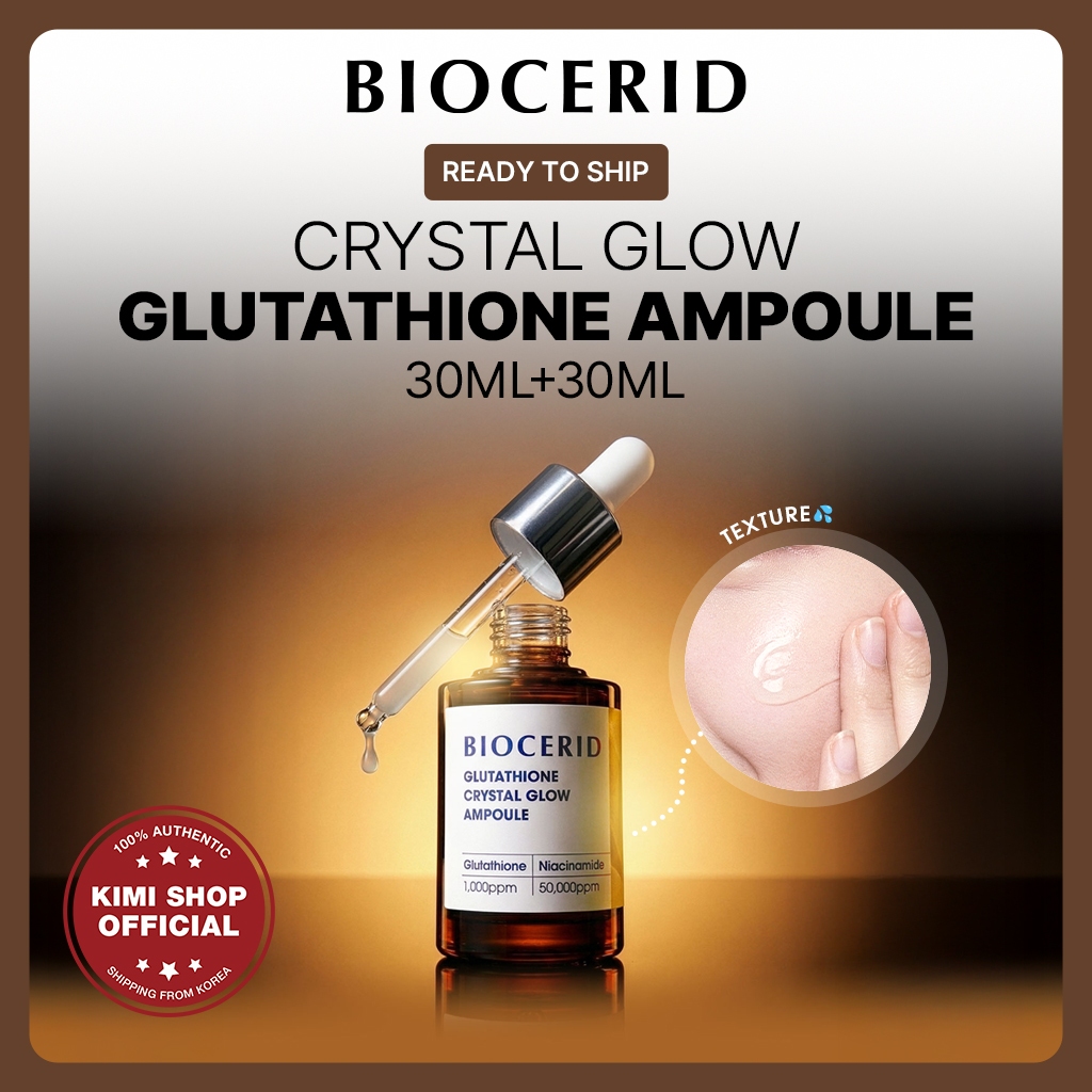 [BIOCERID] Ampola Glutationa Crystal Glow 30ml + 30ml K-Beauty Coreia