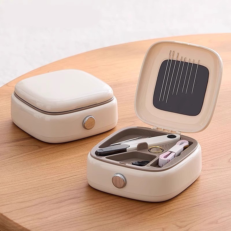 Lin caixa de costura doméstica de alta qualidade Kit de costura prático fácil portátil Mini conjunto high-End costura do