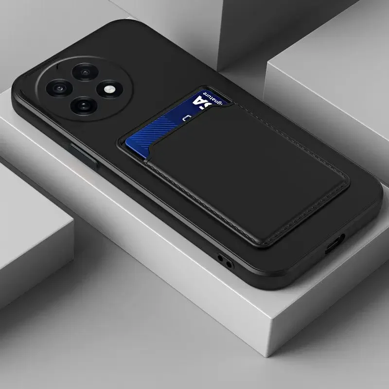 Luxury Soft Silicone Wallet Case For Oneplus 13R 5G ACE 5 Pro 13 R Card Holder Slot Back Cover Phone Oneplus ACE 5 Pro 13R 5G 5