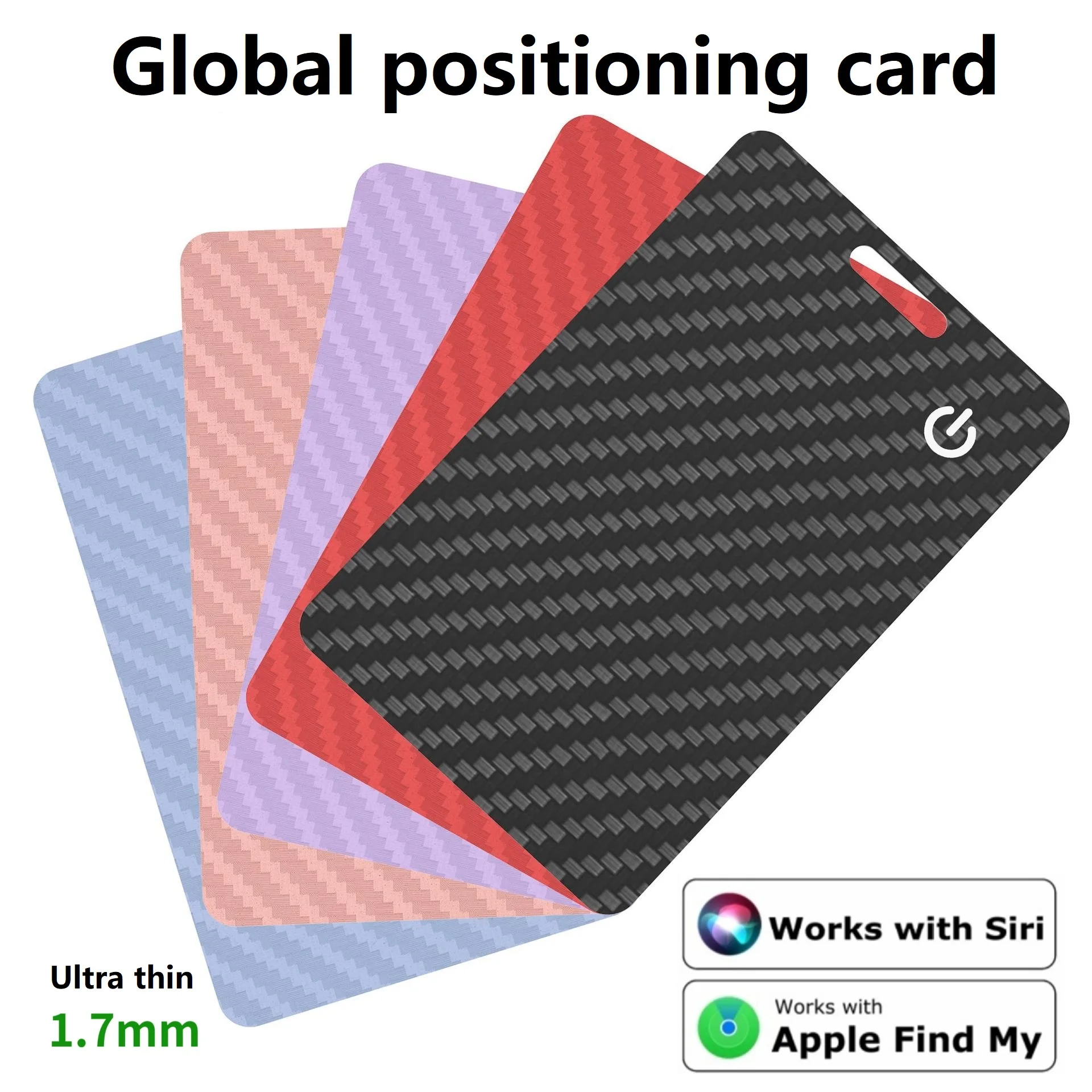 global tracker card gps locator card ultra thin 1.7mm wireless charging wallet tracker anti-loss card works with apple find my