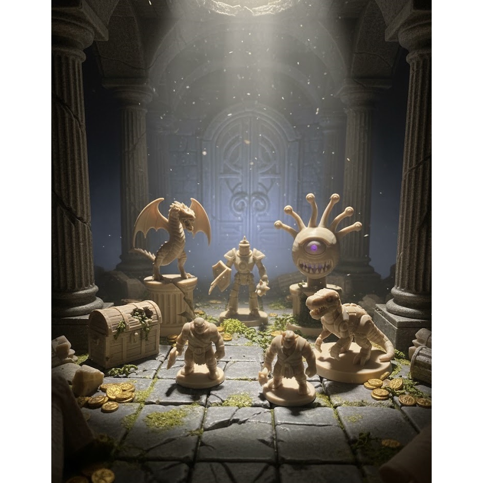 Miniaturas de Monstros RPG Vol. 2 – Dungeon Trophy