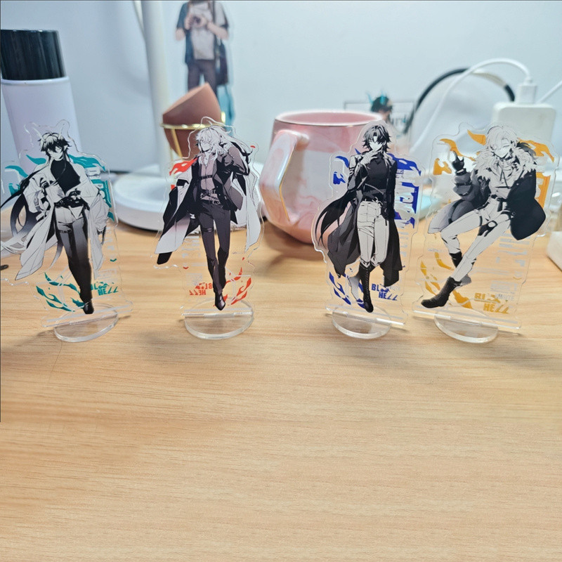 4 Estilos Honkai Star Rail Plate Decoração De Mesa Preto Branco Aventurina Jing Yuan Blade Dan Heng·Imbibitor Lunae Cole
