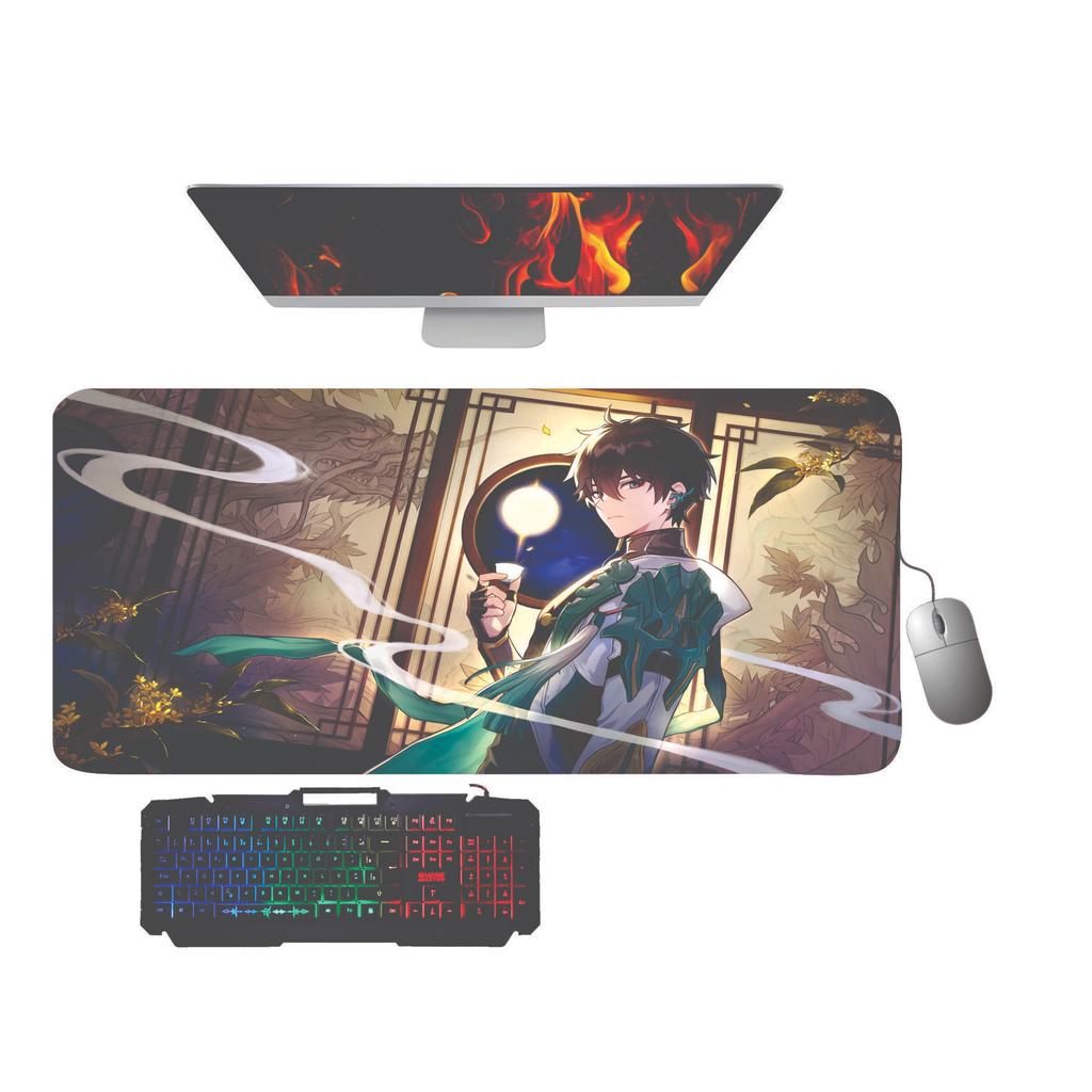 Mouse Pad gamer Dan Heng = Honkai Star Rail.