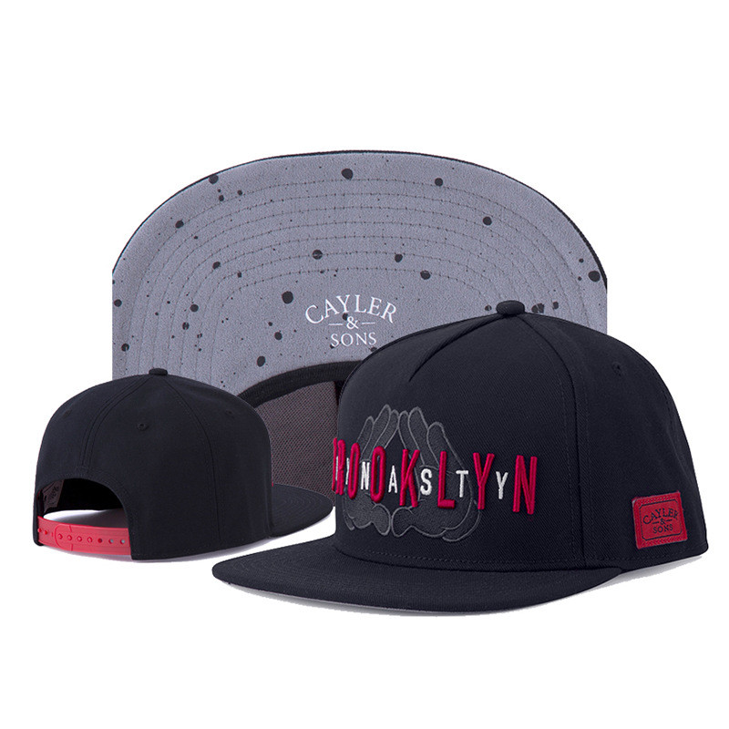 CAYLER SONS Americano Retro Trendy Flat Brim Hat Street Dance Hip-Hop Boné de beisebol ins Moda Masculina Mulheres Chapé