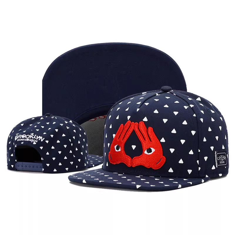 Street Wear CAYLER SONS American Retro Trendy Flat Brim Hat Homens Mulheres Street Dance Hip Hop Boné de beisebol ins Fa
