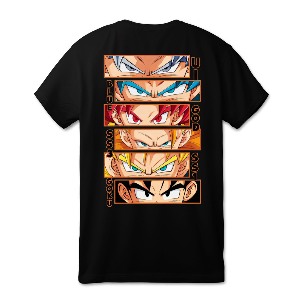 Camiseta Dragon Ball Goku Super Saiyajin Estampada Algodão Unissex Confortável Promoção Casual Dia