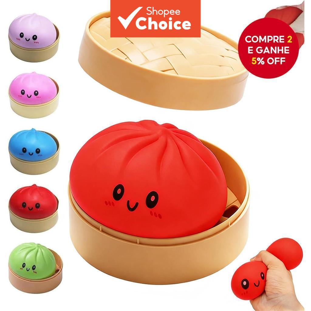 Dowmoo Bun Squishy Toy Lento Rising Soft Squeeze Relief Stress Fidget Toys Simulação Modelo De Comida Brinquedo Sensoria
