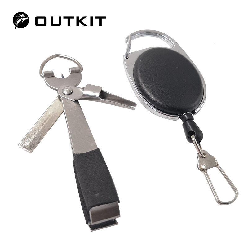 Pesca De Aço Inoxidável Nipper Linha Cortador Clipper Olho Gancho Ferramenta Apontador De Fly Subordinação Cleaner Nó Rápido Enfrente