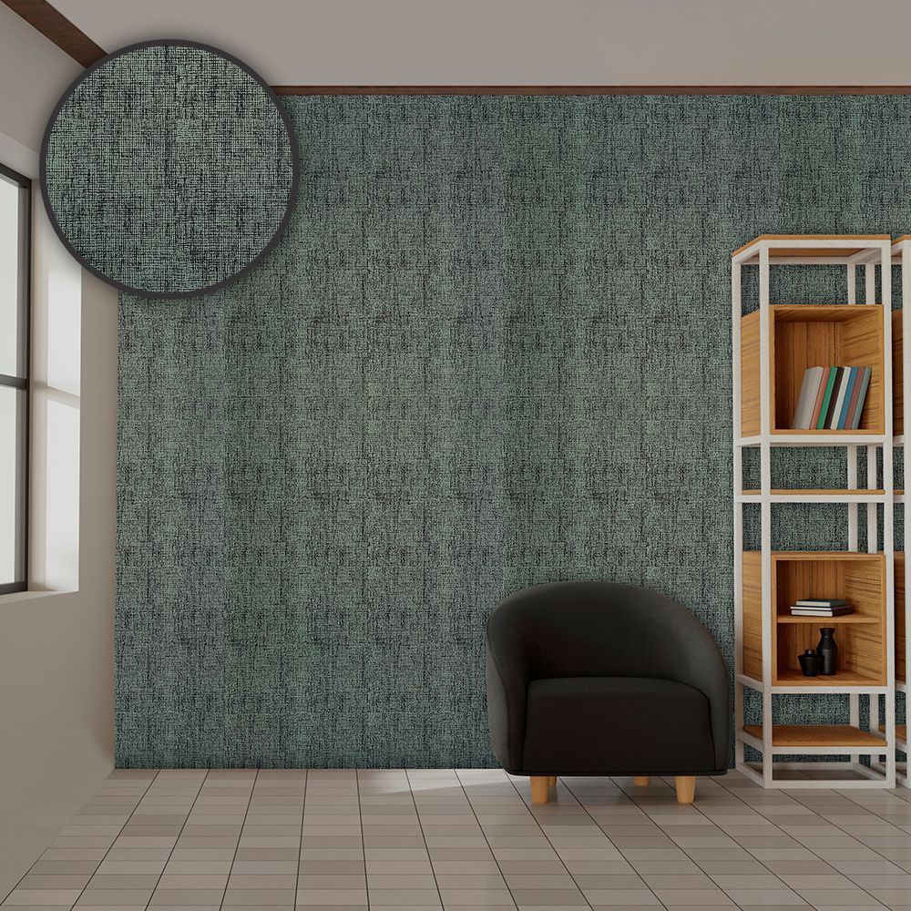 Papel de Parede Autoadesivo Granulado Azul Marinho - 5m x 45cm, Longa Duração para Sala e Quarto