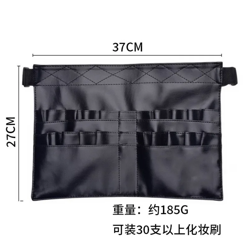 Korean Version PU Professional 32-Piece Makeup Brush Tool Storage Waist Bag Slanted Portable for Makeup Artists