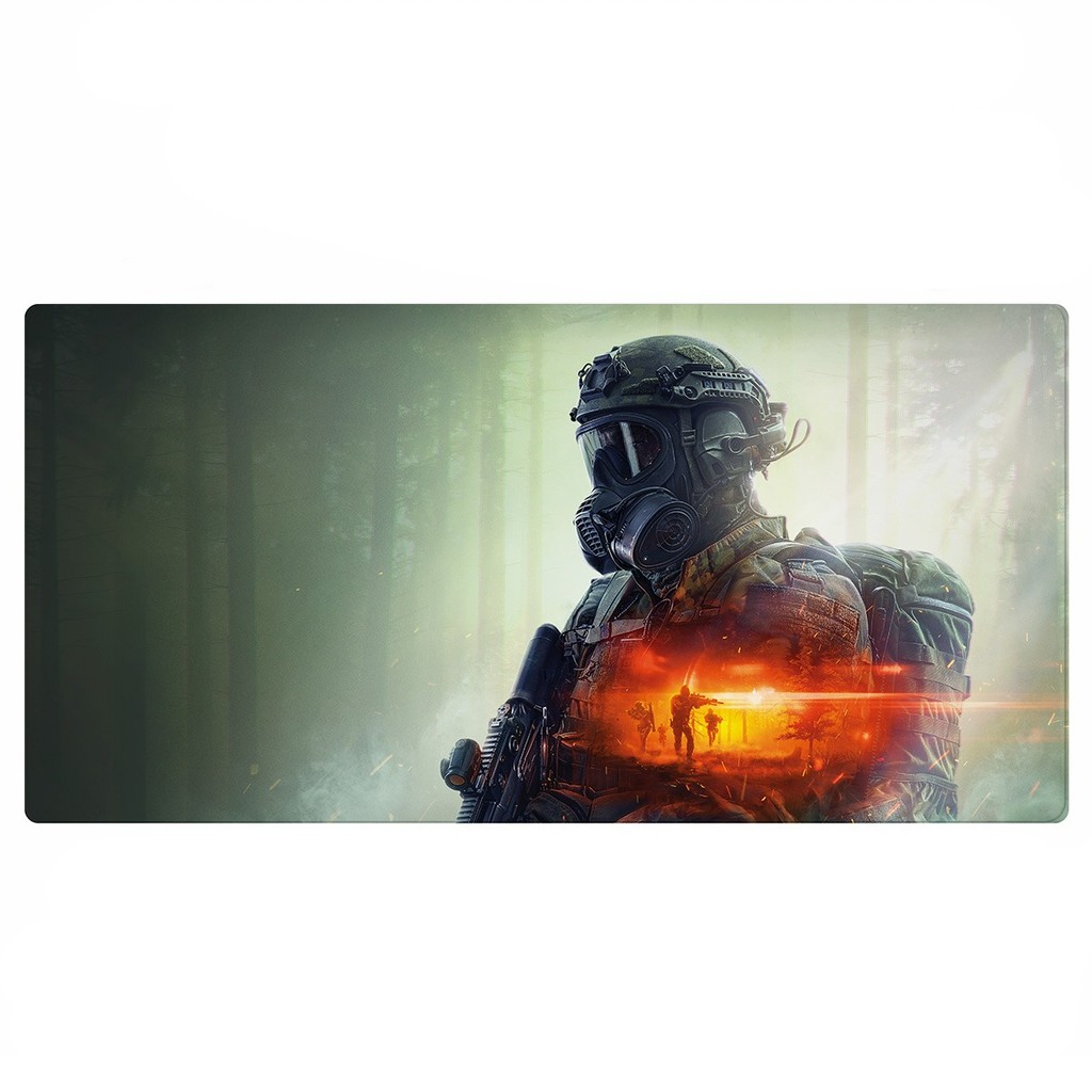 Mouse Pad Gamer Para Escritorio Estampa Gamers Battle Batalha Jogo Armas
