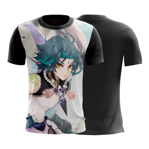 Blusa Camiseta Game Genshin Impact Xiao Anemo G2257