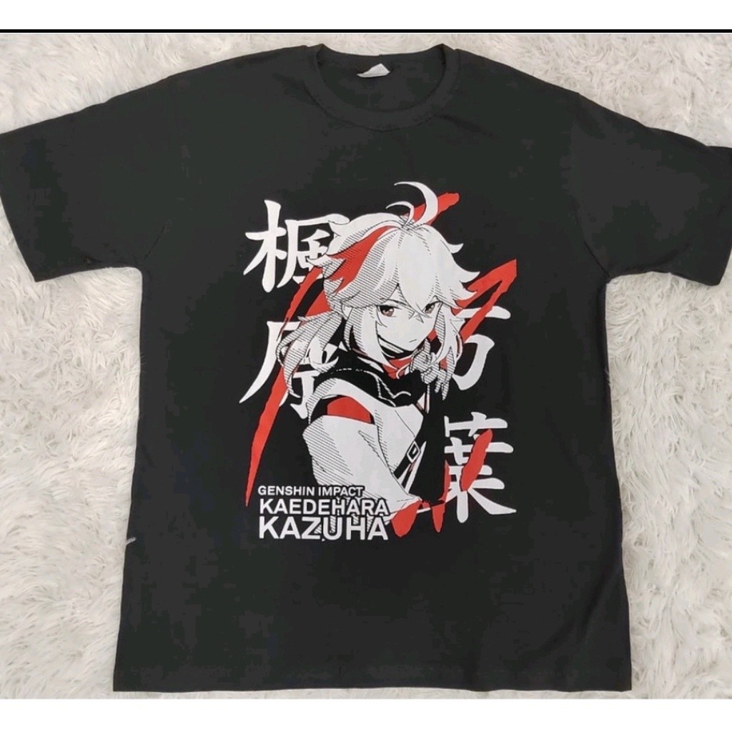 Camiseta Genshin Impact Anime Jogo Kazuha Game UNISSEX