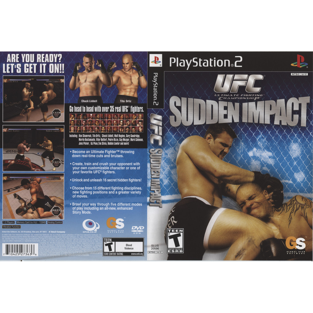 Ultimate Fighting Championship- UFC Sudden Impact - PS2