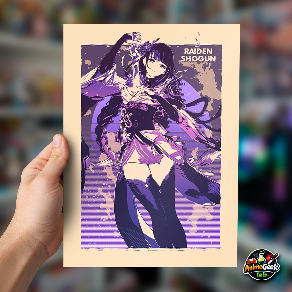 Quadros GENSHIN IMPACT em MDF com 28x20 cm | games, geek, decoração | PLACA DECORATIVA