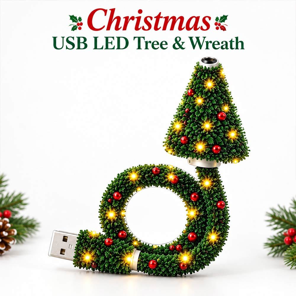 USB Flexible Holiday Projector Light Halloween Pumpkin And Christmas Tree LED Projector For Festival Decor