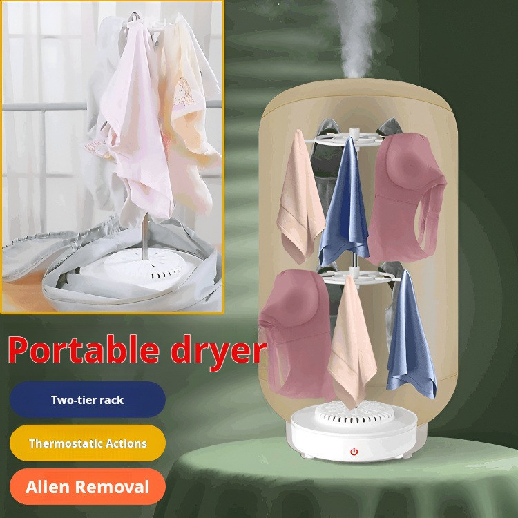 [Design Dobrável] Mini Clothes Dryer for Home and Dorm Use Secadora/Portátil/Dobrável/Casa/Dormitório