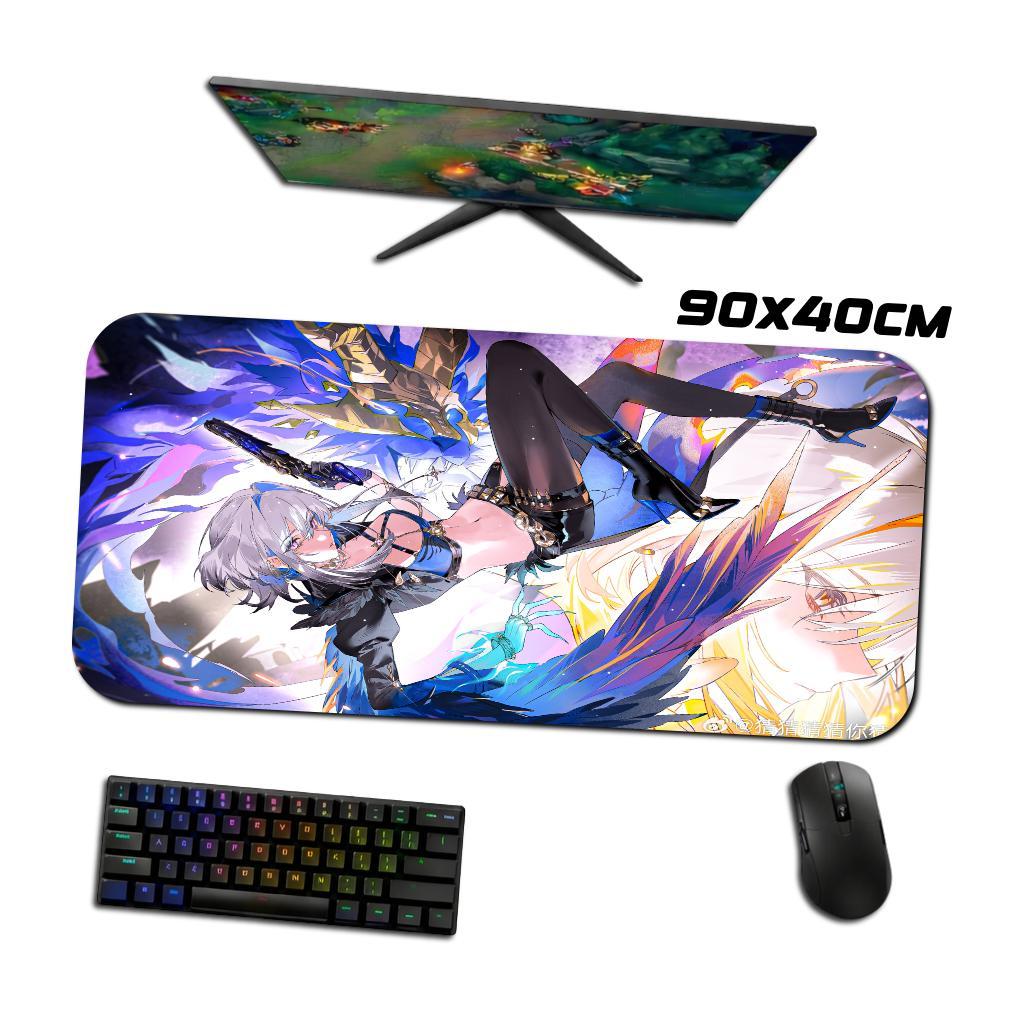 Mouse Pad Gamer - Galbrena 3 - Wuthering Waves - 90x40 80x40 60x40 70x30 40x45 cm