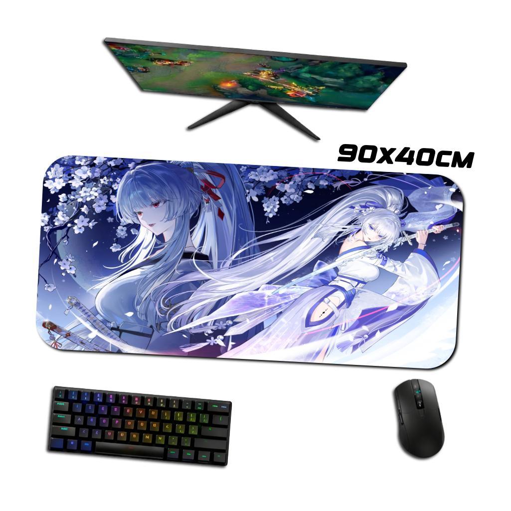 Mouse Pad Gamer - Hiyuki 6 - Wuthering Waves - 90x40 80x40 60x40 70x30 40x45 cm