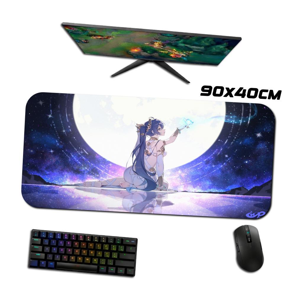 Mouse Pad Gamer - Iuno 1 - Wuthering Waves - 90x40 80x40 60x40 70x30 40x45 cm