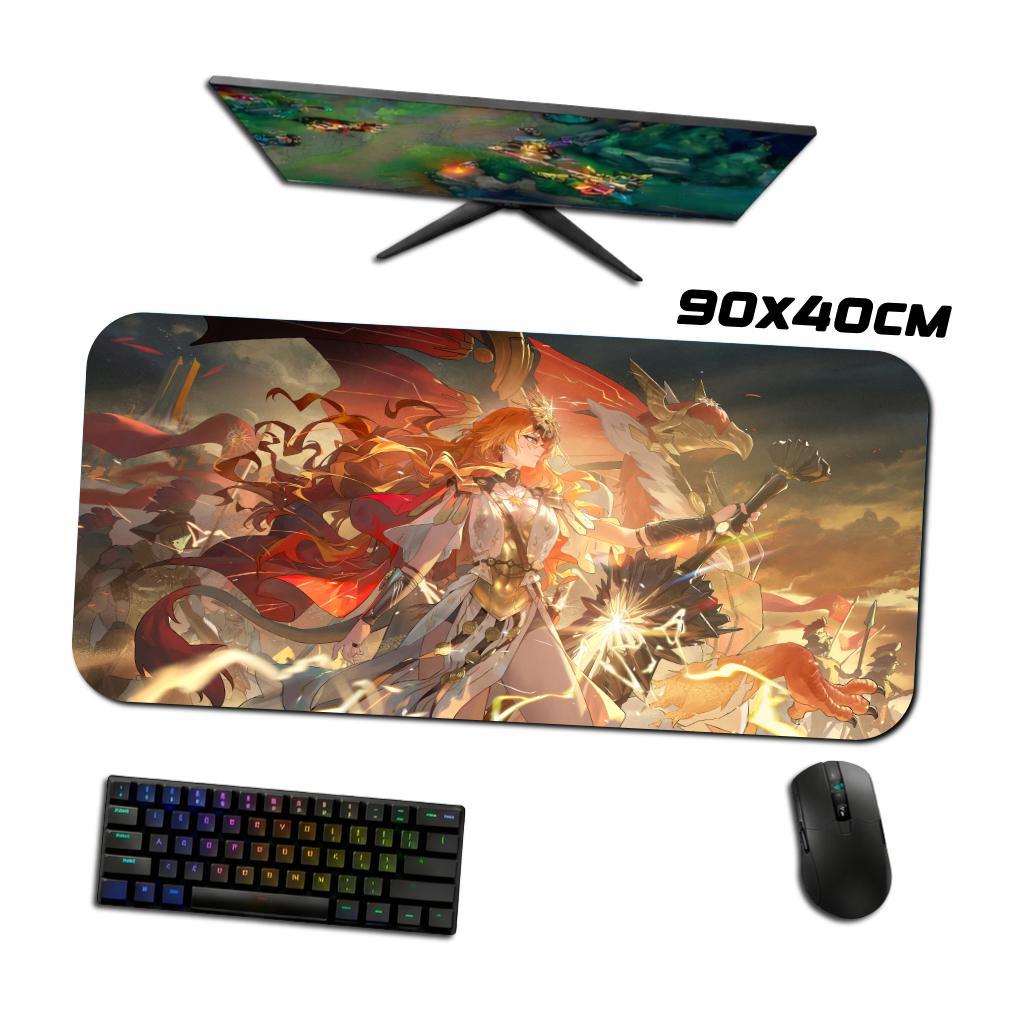 Mouse Pad Gamer - Augusta 4 - Wuthering Waves - 90x40 80x40 60x40 70x30 40x45 cm