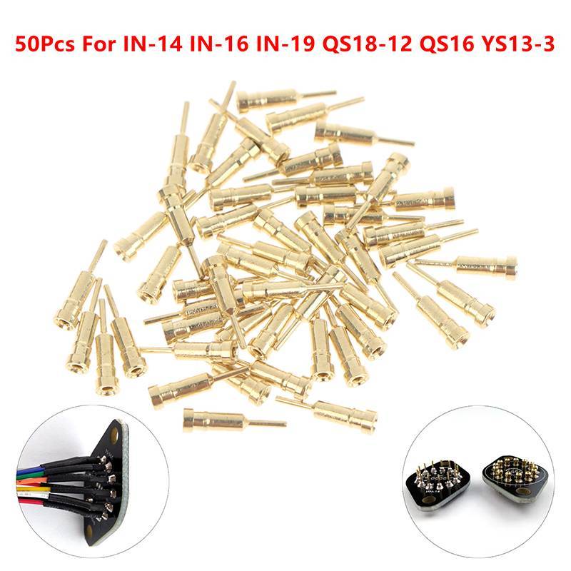 [kaan] 50 Peças De Reposição De Tubo Nixie/VFD Pino Fêmea 0.8 Mm De Diâmetro Para IN-14-16 QS18-12 QS16 YS13-3 BR