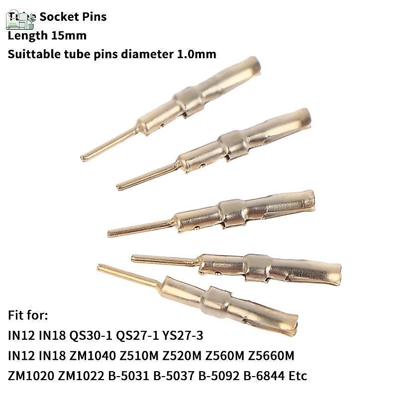 GAV 50 Peças Pinos De Tubo Nixie/VFD 1mm Banhados A Ouro IN-12-18 Para QS30-1 QS27 YS27-3 ZM1040 Z510M Quente