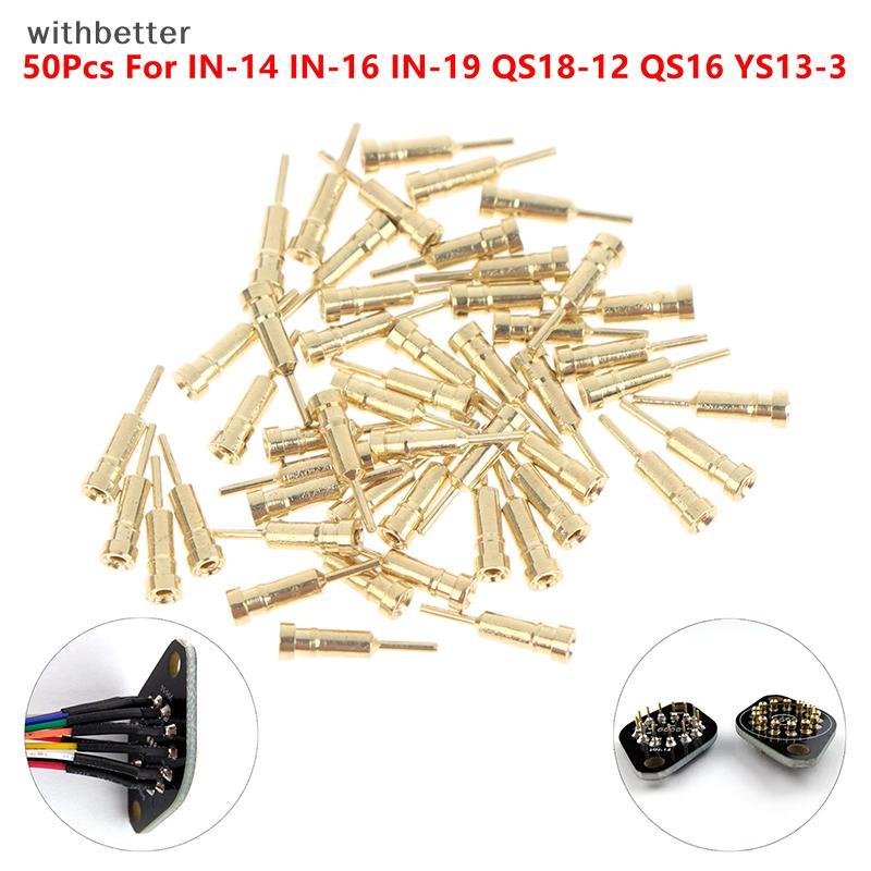 50 Peças De Reposição De Tubo Nixie/VFD Pino Fêmea 0.8mm De Diâmetro Para IN-14-16 QS18-12 QS16 YS13-3