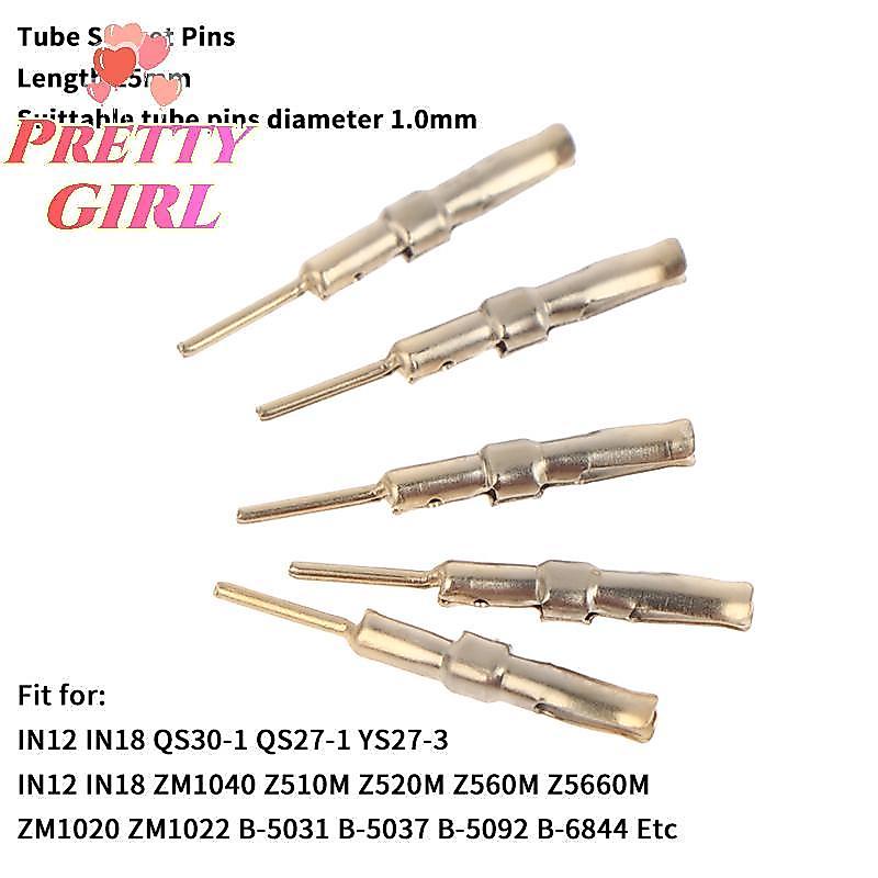 [Linda ggirl] 50 Unidades De Pinos De Tubo Nixie/VFD 1 Mm Banhados A Ouro IN-12-18 Para QS30-1 QS27 YS27-3 ZM1040 Z510M
