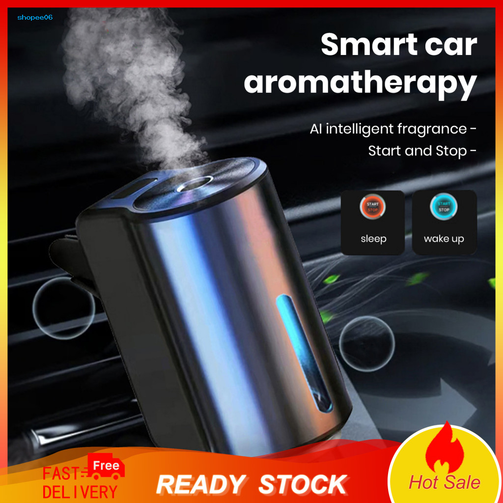 Car Fragrance Dispenser Battery-powered Aroma Diffuser Air Freshener with 3 Adjustable Modes – Easy Install Vent for L