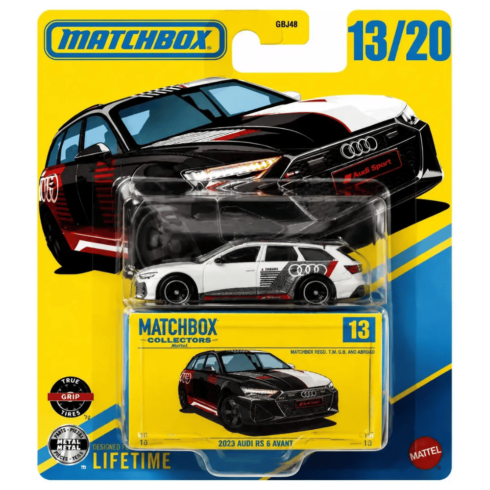 Carrinho 2023 Audi RS 6 Avant 13/20 1:64 - Matchbox Collectors - Mattel