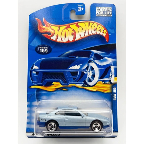Hot Wheels Bmw 850i Azul  Collector 159 Azul-celeste