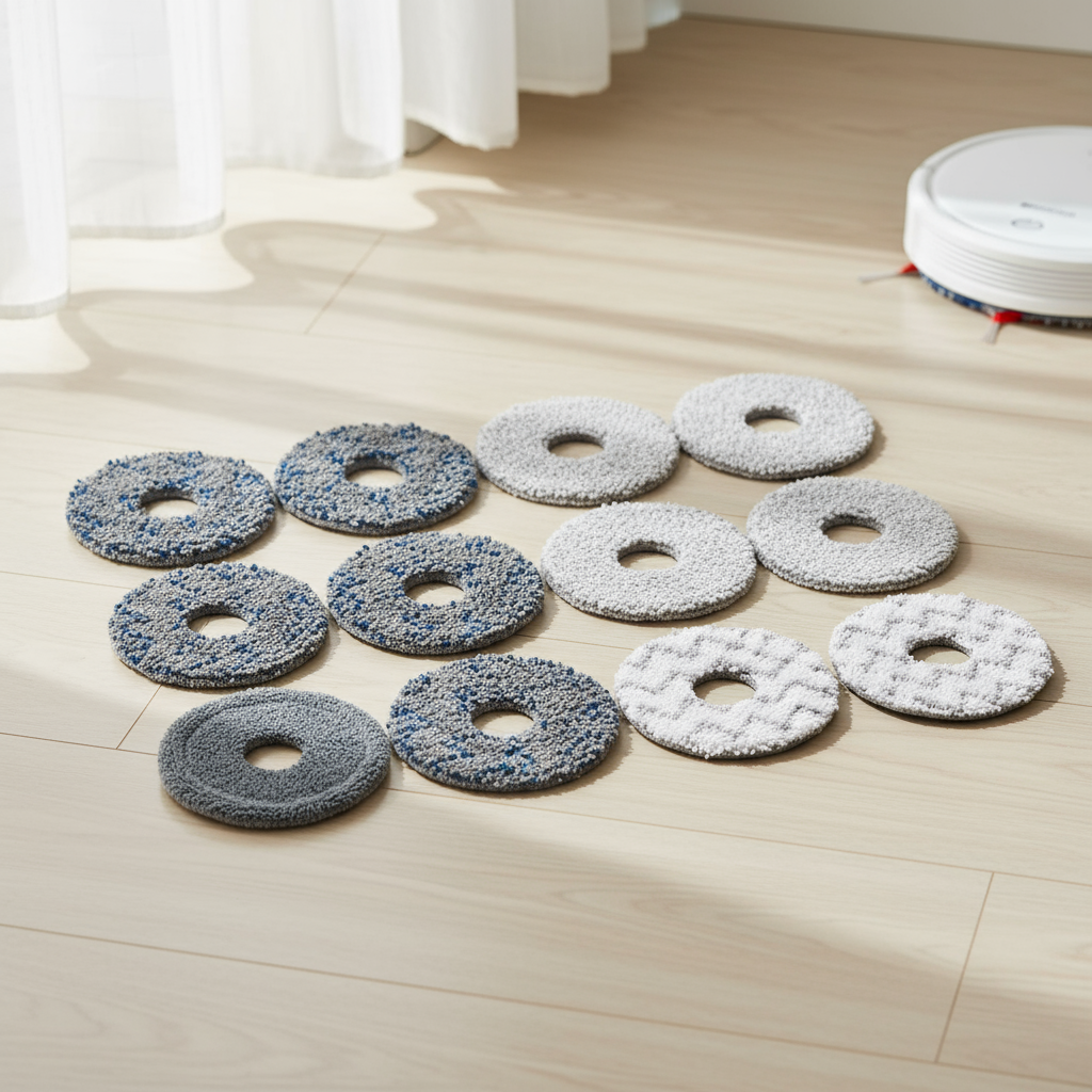 Substituição de almofada de esfregão para aspirador robótico Ecovacs Xiaomi Roborock Dreame X10+ X20 L10s.