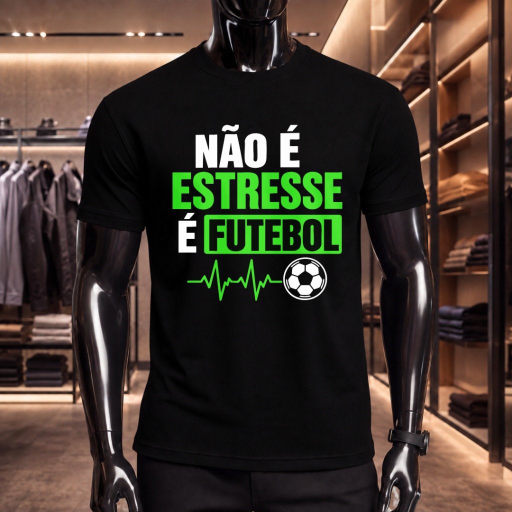 “Under Pressure” is a unisex cotton soccer T-shirt featuring a trendy, fashionable street style.