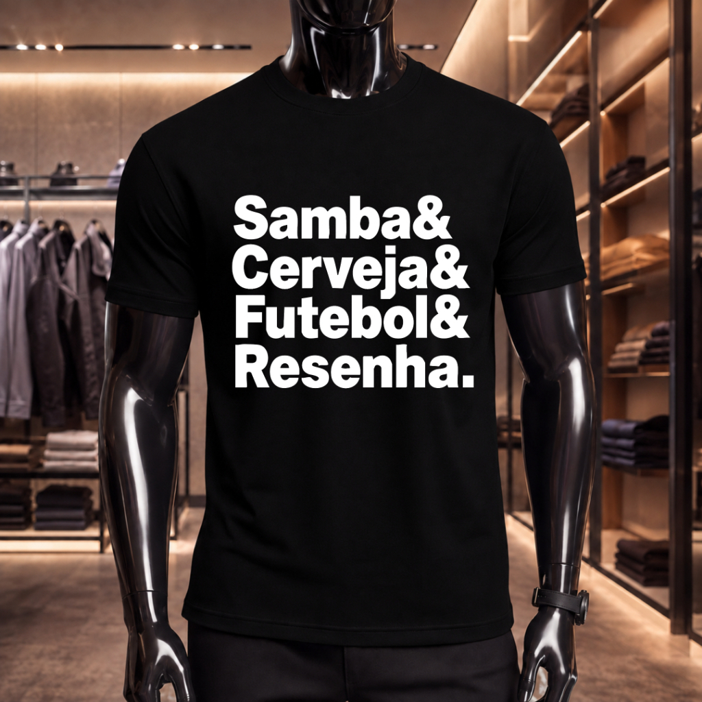 Soccer Samba Beer Short-Sleeve T-Shirt, 100% Cotton, Unisex, Trendy and Fashionable Street Style