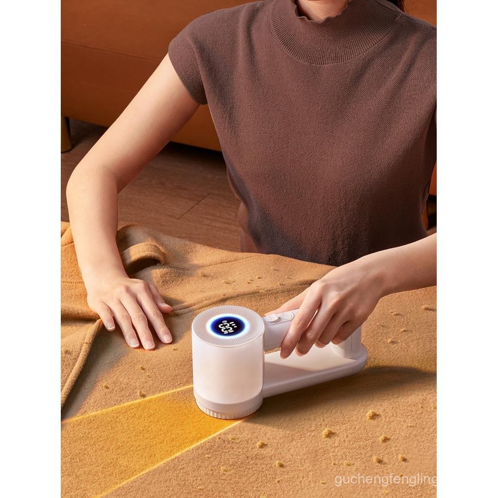 Rechargeable Fabric Shaver, Lint Remover for Clothes, Lint Shaver 6-Leaf Blades, 3-Speeds Lint Shaver with LED Display f