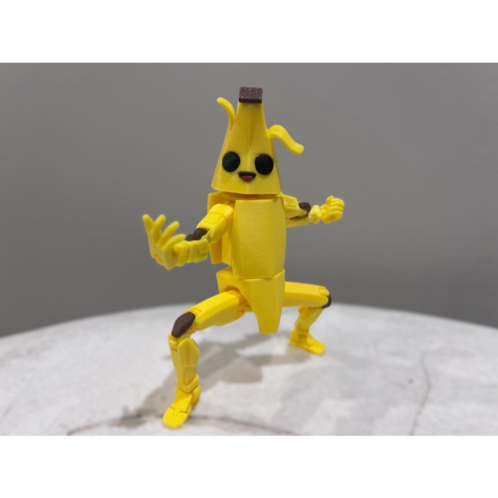 Muggora Boneco Dummy 13 Peely 13 Articulado  Figura Fortnite Decoração