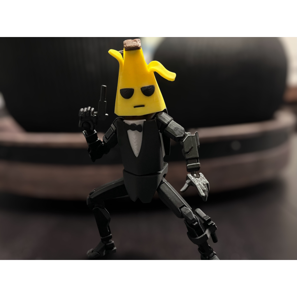 Muggora Boneco Dummy 13 Agente Peely 13 Fortnite Articulado Brinquedo Decoração Segurança Entregue Montado