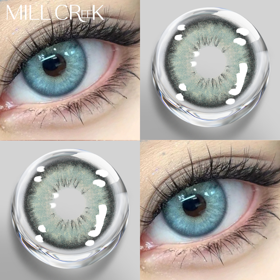 Lentes De Contato MILL CREEKColor Diâmetro Amploanual Throw 14.2mmMixed Race