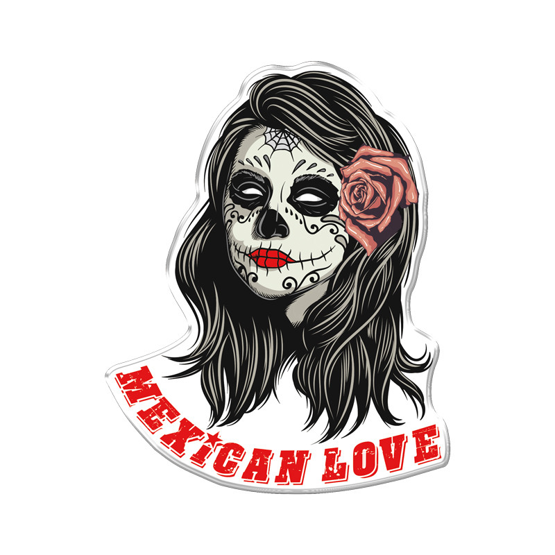 Adesivo Decorativo em relevo fácil aplicação MEXICAN LOVE