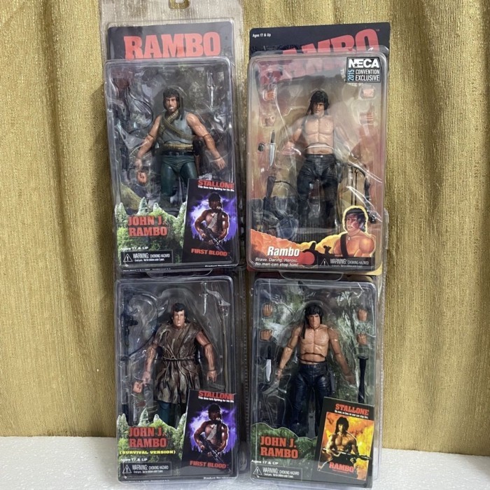 NECA Filme Primeira Gota Sangue Lanbo Fierce Battle Edition Survival Edition Steyron 23cm Modelo Móvel