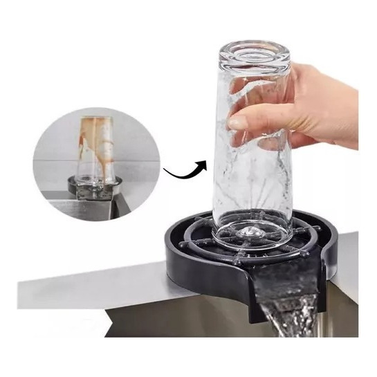 Lava Copos de Pia Automatico Restaurante Cozinha Lanchonete/Bottle Washer Kit Kitchen Sink Glass Rinser Cleaner