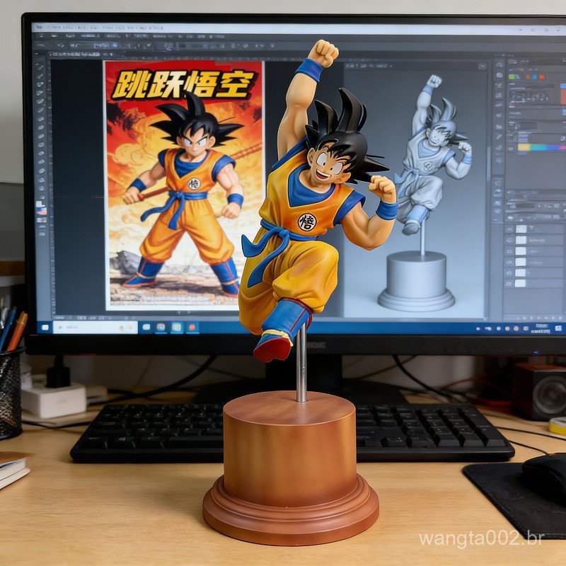 [Em Estoque] Figura Dragon Ball Goku Jumping [Edição Limitada Exclusiva Kakarot Do Torneio De Artes Ma BDRK
