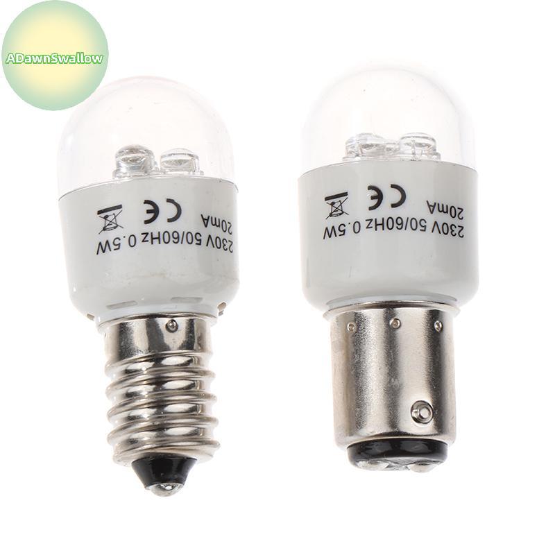 ADS 1pce Lâmpada LED De Costura BA15D/E14 Luz Iluminada 0.5W AC 190-250W Máquina Doméstica BR