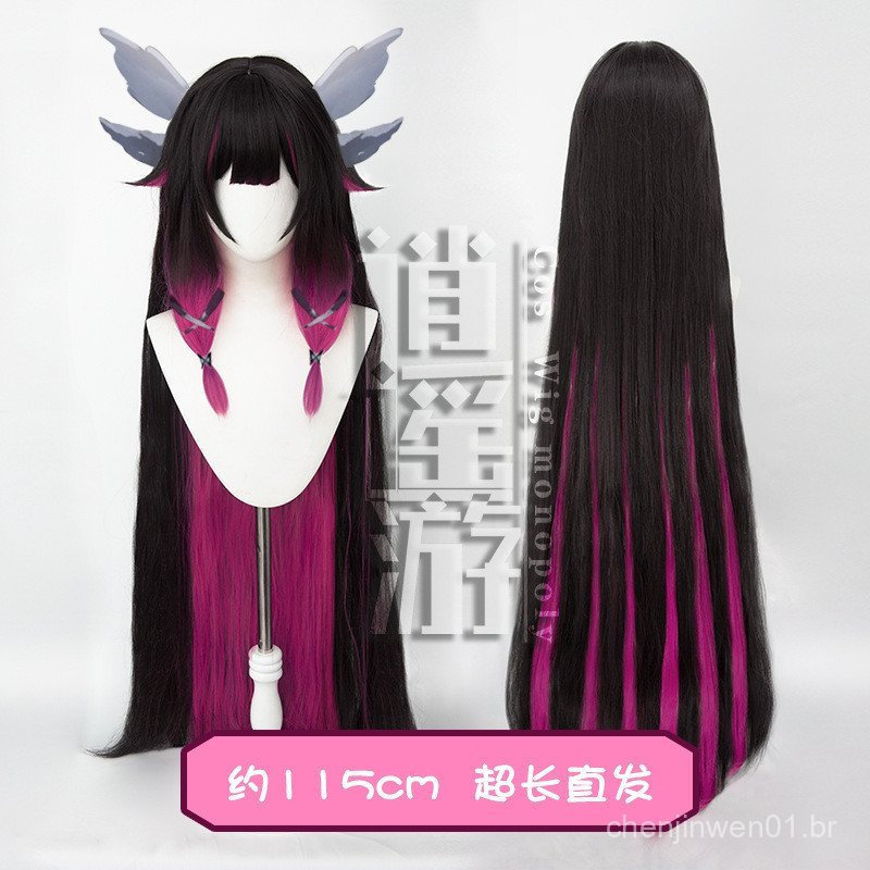 [Xiaoyao You] Columbina (Fatui Girl) Peruca de Personagem com Efeito Gradiente de Genshin Impact OQ9A 0384
