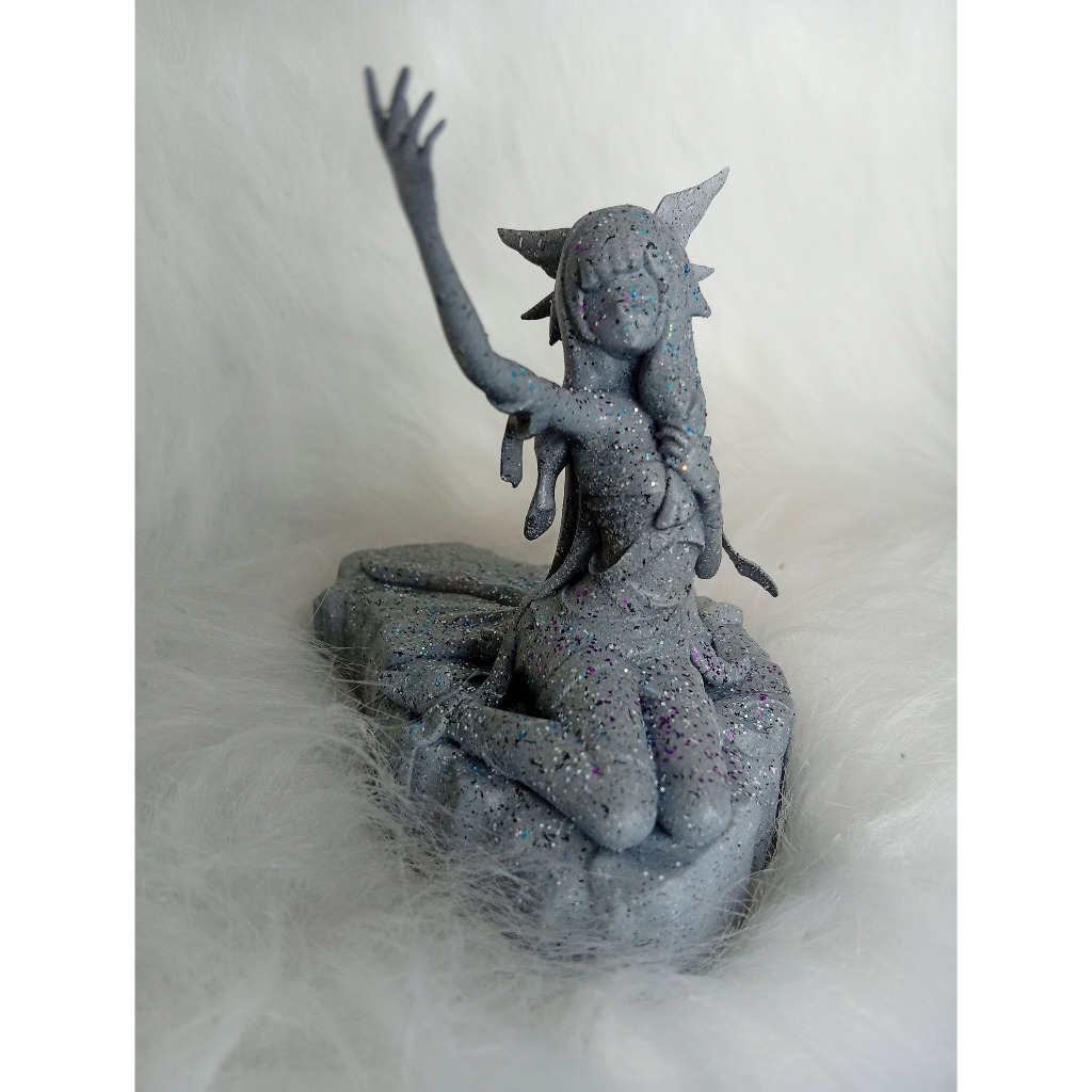 Action Figure Columbina Statue 11 cm Genshin Impact - Figura em Resina Moon Maiden Goddess Colecionável Geek/Gamer