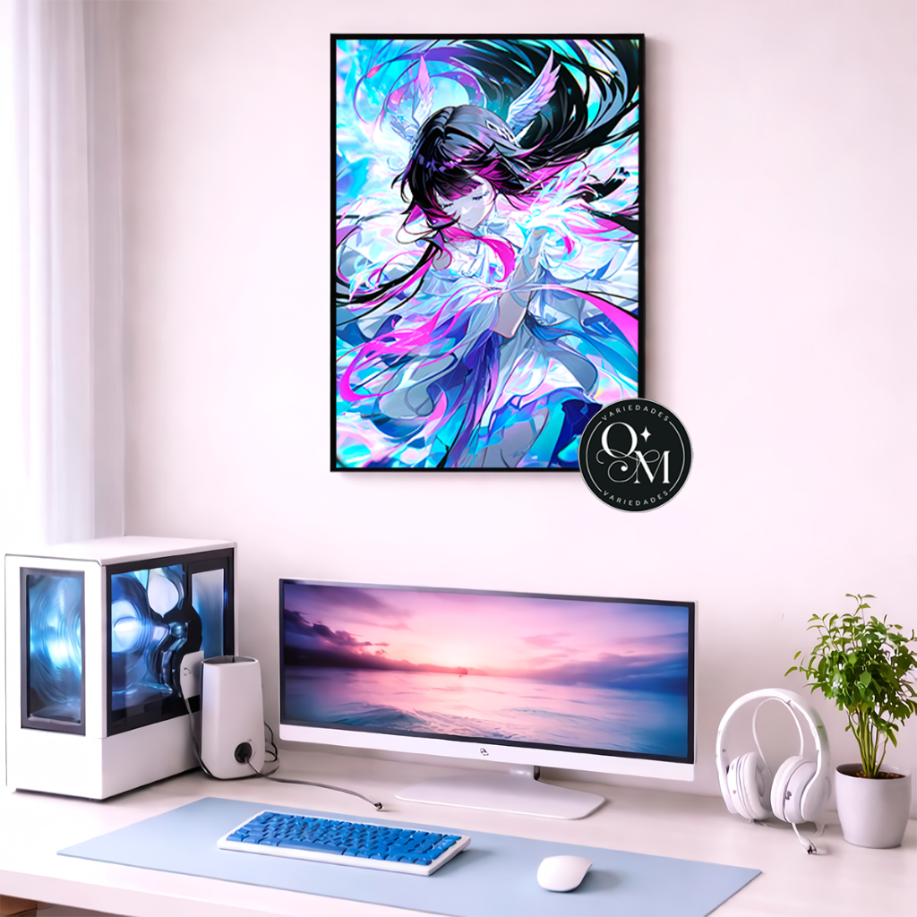 Quadro Decorativo Jogo Genshin Impact Nod Krai Damselette Columbina Varios Tamanhos Modelos 1 Peça
